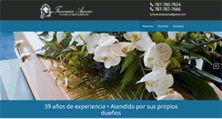Desktop Screenshot of funerariaasencio.com