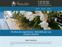 Tablet Screenshot of funerariaasencio.com